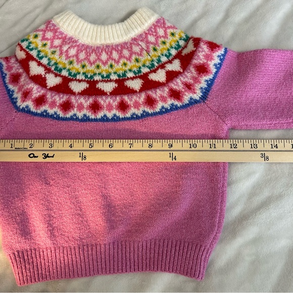 Old Navy Pink Fair Isle Sweater
Size: 6–12 Months (Baby) - Picture 4 of 7